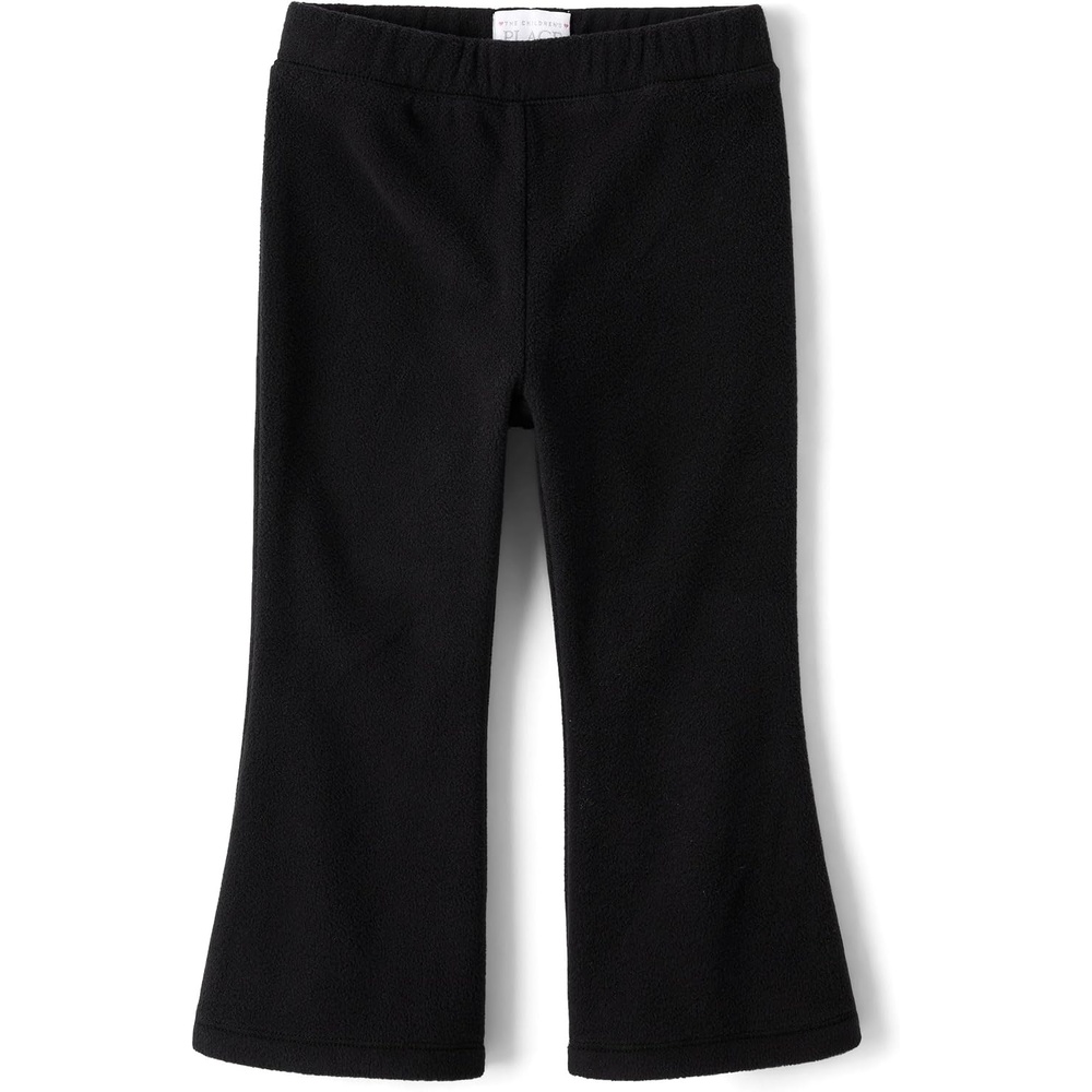 image:imageThe Childrens Place Girls Microfleece Flare SweatpantsBlack