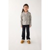 The Children’s Place Girls’ Microfleece Flare Sweatpants(Black)
