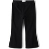 The Children’s Place Girls’ Microfleece Flare Sweatpants(Black)