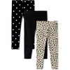 Black/Leopard/Dots