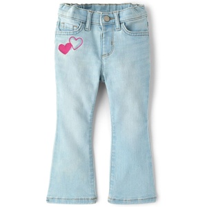The Children’s Place Baby Girls’ and Toddler Flare Jeans(Laney Wash)