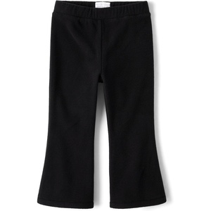 The Children’s Place Girls’ Microfleece Flare Sweatpants(Black)